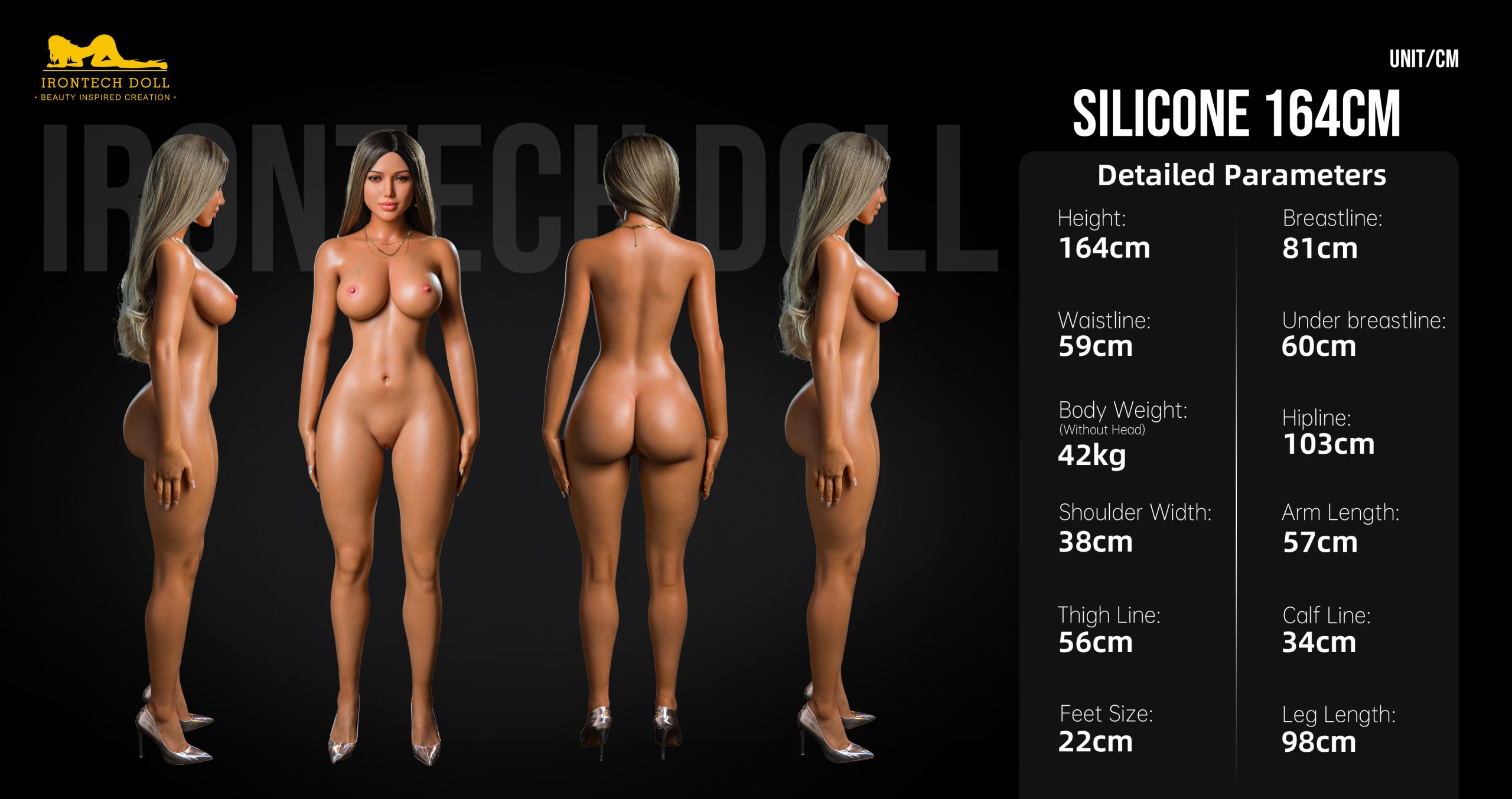 164cm Silicone Doll - Natural Optimised SeriesDeviant Dolls Ltd