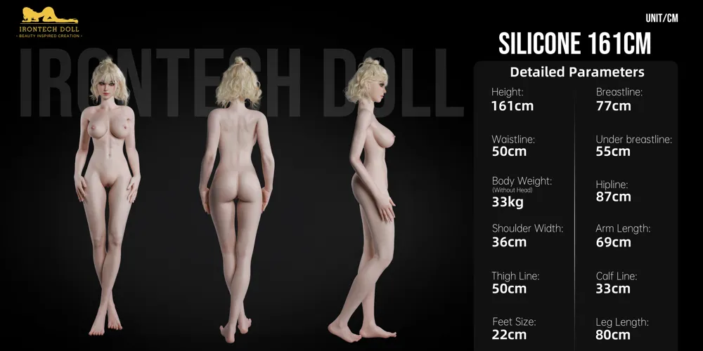 161cm Irontech full silicone dollDeviant Dolls Ltd