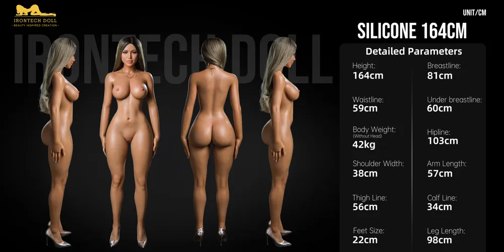 164cm Irontech full silicone dollDeviant Dolls Ltd